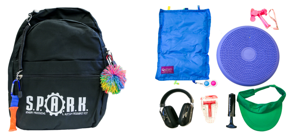 S.P.A.R.K. Explorer Pack, exterior and interior view