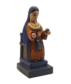 Our Lady of Montserrat sculpture by Juan Arce