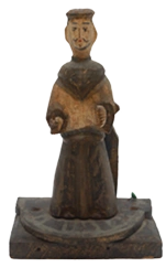 A Saint sculpture