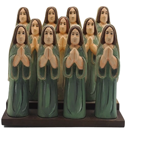 Saint Ursula and the Eleven Thousand Virgins sculpture